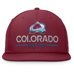 NHL Colorado Avalanche Fanatics Authentic Pro Rink Lockup Snapback Hat
