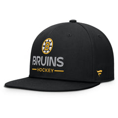 NHL Boston Bruins Fanatics Authentic Pro Rink Lockup Snapback Hat