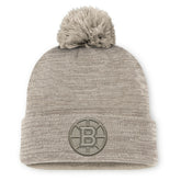 NHL Boston Bruins Fanatics Authentic Pro Road Cuffed Knit Hat with Pom