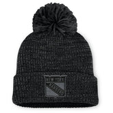 NHL New York Rangers Fanatics Women's Authentic Pro Road Cuffed Knit Hat with Pom