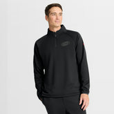 NHL Carolina Hurricanes Fanatics Authentic Pro Tonal Rink Raglan Quarter-Zip Pullover