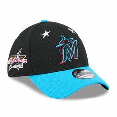 Black/Blue Miami Marlins New Era 2025 MLB All-Star Game 39THIRTY Flex Hat