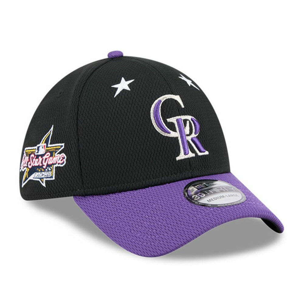 Black/Purple Colorado Rockies New Era 2025 MLB All-Star Game 39THIRTY Flex Hat
