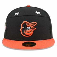 Black/Orange Baltimore Orioles New Era 2025 MLB All-Star Game Side Patch 59FIFTY Fitted Hat