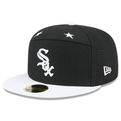 Black/White Chicago White Sox New Era 2025 MLB All-Star Game Side Patch 59FIFTY Fitted Hat