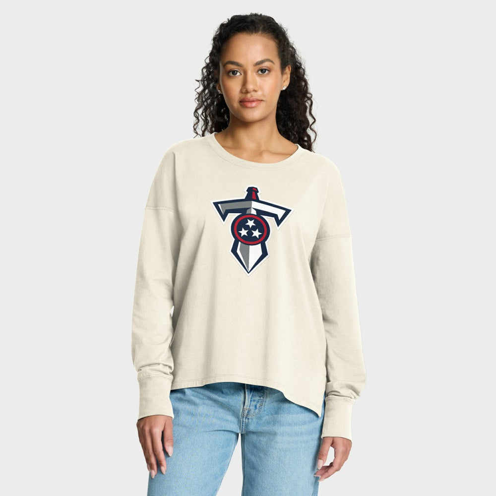 Women's Dove Legacy Long Sleeve T-Shirt - Tennessee Titans T-shirts