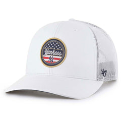 White New York Yankees '47 Homage Adjustable Trucker Hat