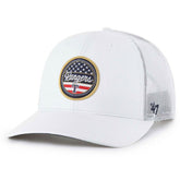 White Texas Rangers '47 Homage Adjustable Trucker Hat