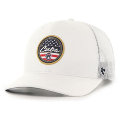 White Chicago Cubs '47 Homage Adjustable Trucker Hat