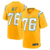Joe Alt Alternate Charger Power Game Player Jersey - Los Angeles Chargers Jerseys