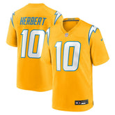 Justin Herbert Alternate Charger Power Game Player Jersey - Los Angeles Chargers Jerseys