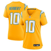 Justin Herbert Women's Alternate Charger Power Game Jersey - Los Angeles Chargers Jerseys