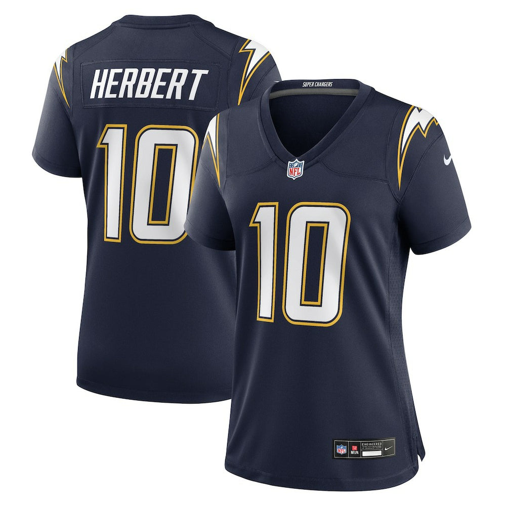 Justin Herbert Women's Alternate Super Chargers Game Jersey - Los Angeles Chargers Jerseys
