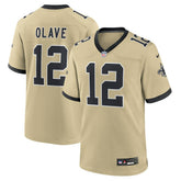Chris Olave Gameday Golds Alternate Game Player Jersey - New Orleans Saints Jerseys
