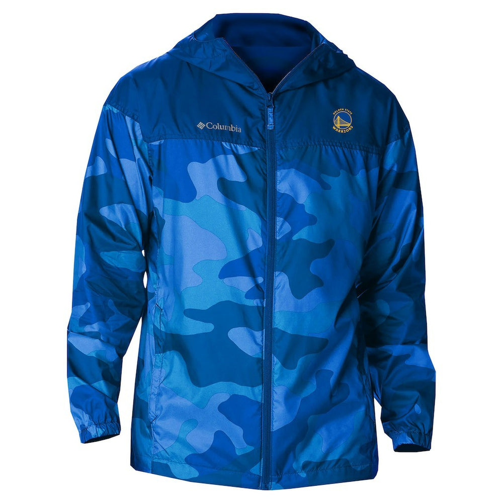 Columbia Golden State Warriors Camo Flash Challenger Windbreaker Full-Zip Jacket sale