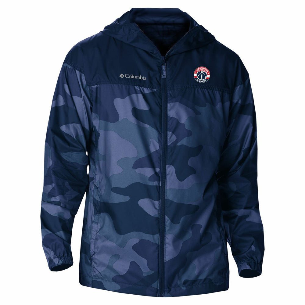 Columbia Washington Wizards Camo Flash Challenger Windbreaker Full-Zip Jacket