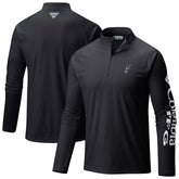 Columbia San Antonio Spurs Terminal Tackle Raglan Omni-Shade Quarter-Zip Jacket