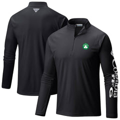 Columbia Boston Celtics Terminal Tackle Raglan Omni-Shade Quarter-Zip Jacket