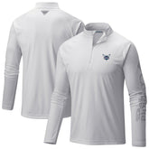 Columbia Charlotte Hornets Terminal Tackle Raglan Omni-Shade Quarter-Zip Jacket
