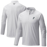 Columbia San Antonio Spurs Terminal Tackle Raglan Omni-Shade Quarter-Zip Jacket