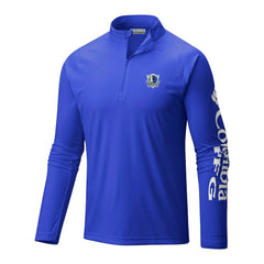 Columbia Dallas Mavericks Terminal Tackle Raglan Omni-Shade Quarter-Zip Jacket sale