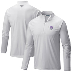 Columbia Sacramento Kings Terminal Tackle Raglan Omni-Shade Quarter-Zip Jacket