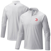 Columbia Atlanta Hawks Terminal Tackle Raglan Omni-Shade Quarter-Zip Jacket