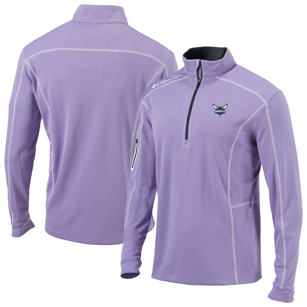 Columbia Charlotte Hornets Omni-Wick Shotgun Quarter-Zip Pullover