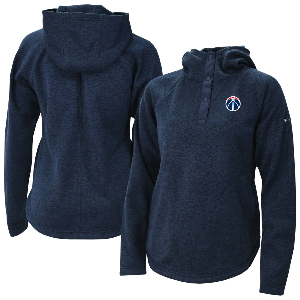 Columbia Washington Wizards Women's Sweater Weather Quarter-Snap Hoodie