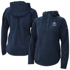 Columbia Washington Wizards Women's Sweater Weather Quarter-Snap Hoodie