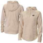 Columbia Brooklyn Nets Women's Sweater Weather Quarter-Snap Hoodie