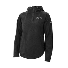 Columbia San Antonio Spurs Women's Sweater Weather Quarter-Snap Hoodie
