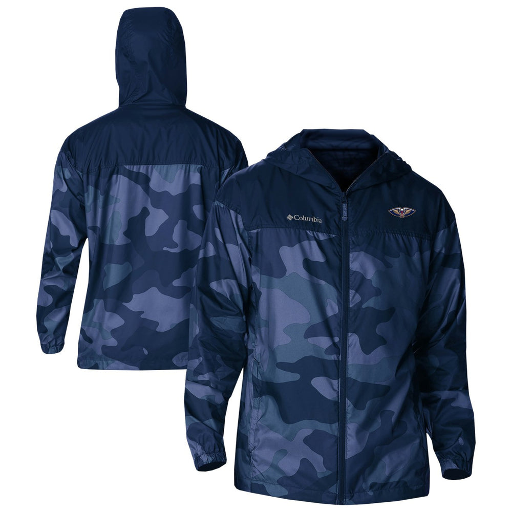 Columbia New Orleans Pelicans Flash Challenger Windbreaker Jacket