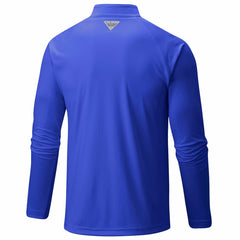 Columbia New York Knicks PFG Terminal Tackle Quarter-Zip Top