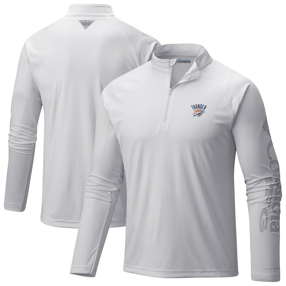 Columbia Oklahoma City Thunder PFG Terminal Tackle Quarter-Zip Top