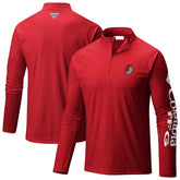 Columbia Portland Trail Blazers PFG Terminal Tackle Quarter-Zip Top
