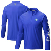Columbia Philadelphia 76ers PFG Terminal Tackle Quarter-Zip Top