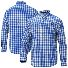 Columbia Philadelphia 76ers Super Tamiami Omni-Shade Long Sleeve Button-Down Shirt