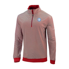 Columbia Philadelphia 76ers Omni-Wick Even Lie Quarter-Zip Top