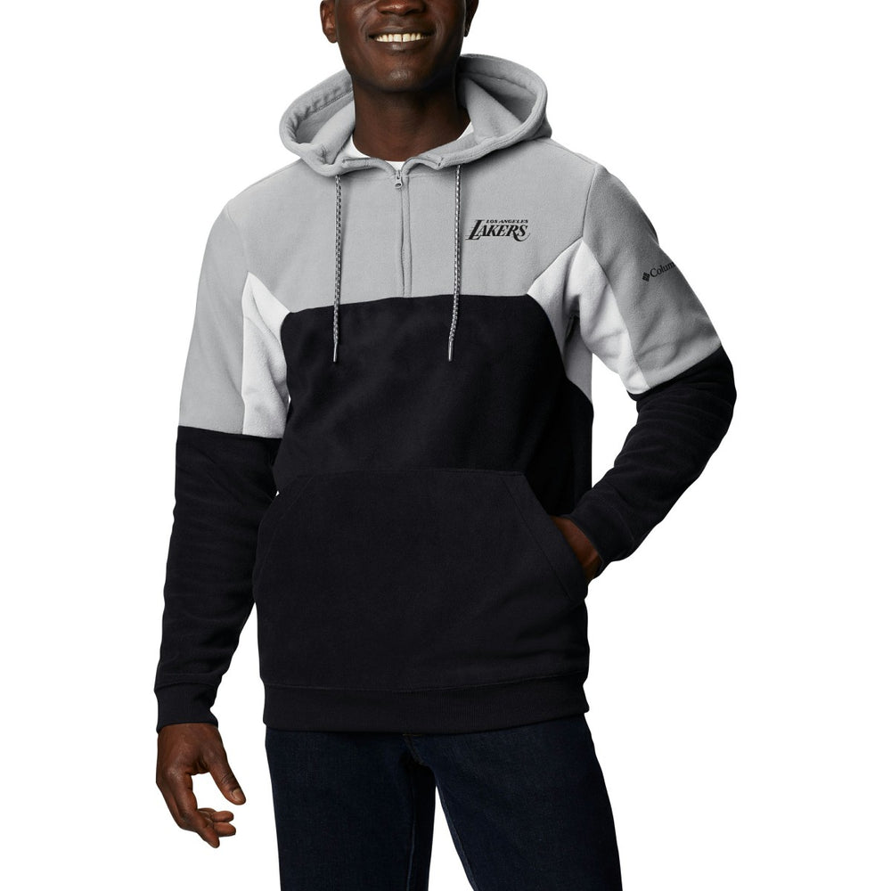 Columbia Los Angeles Lakers Men's Lodge Quarter-Zip Hoodie