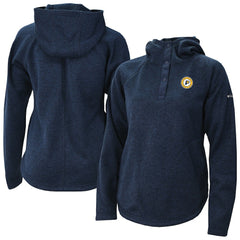 Columbia Indiana Pacers Women's Sweater Weather Quarter-Snap Hoodie