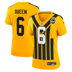 Patrick Queen Women's Alternate 1933 Throwback Game Jersey - Pittsburgh Steelers Jerseys