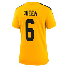 Patrick Queen Women's Alternate 1933 Throwback Game Jersey - Pittsburgh Steelers Jerseys