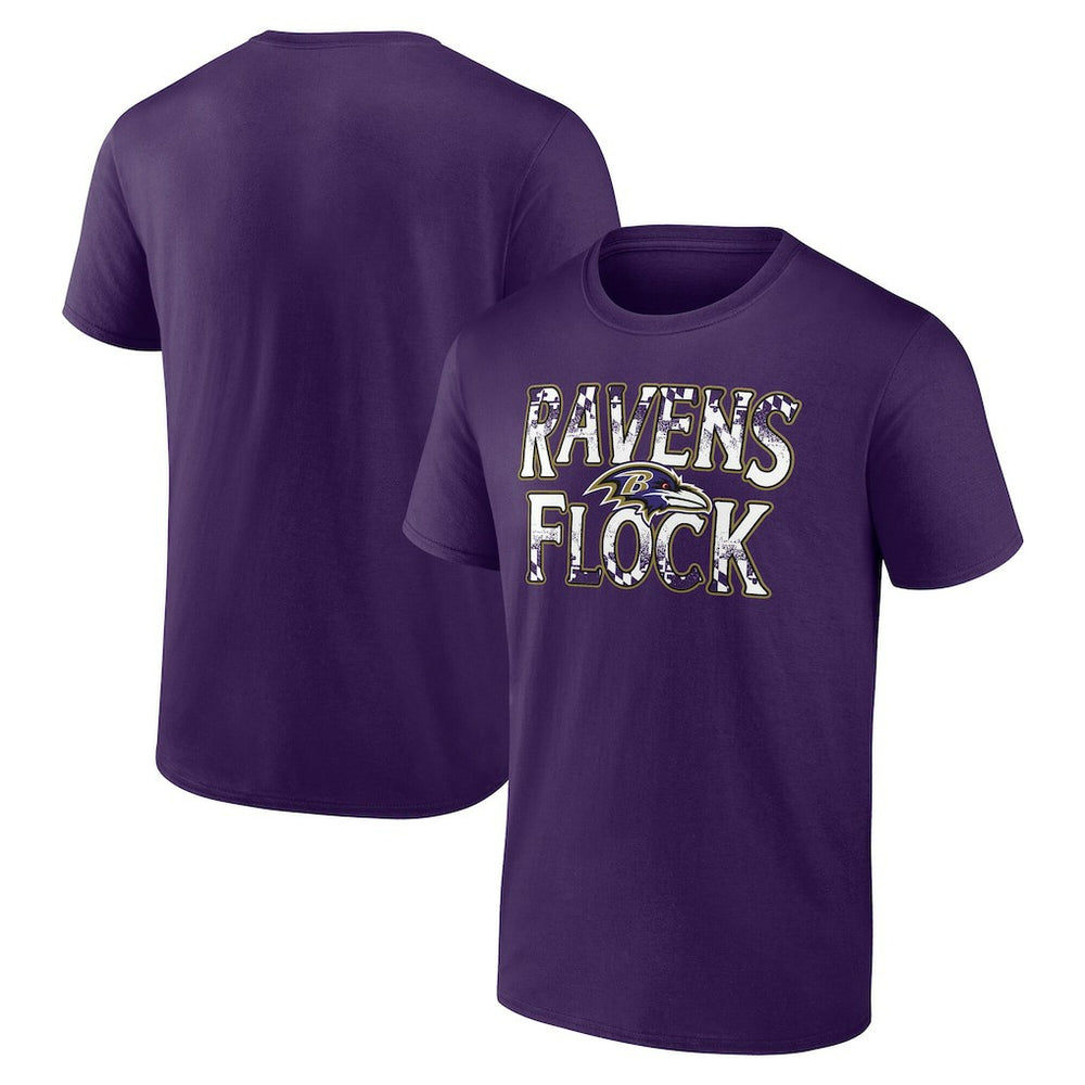 Ravens Flock T-Shirt - Baltimore Ravens T-shirts