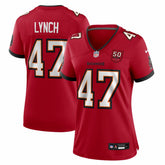 John Lynch Women's 50th Anniversary Team Game Jersey - Tampa Bay Buccaneers Jerseys