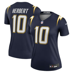 Justin Herbert Women's Alternate Super Chargers Legend Player Performance Top - Los Angeles Chargers Tops