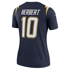 Justin Herbert Women's Alternate Super Chargers Legend Player Performance Top - Los Angeles Chargers Tops