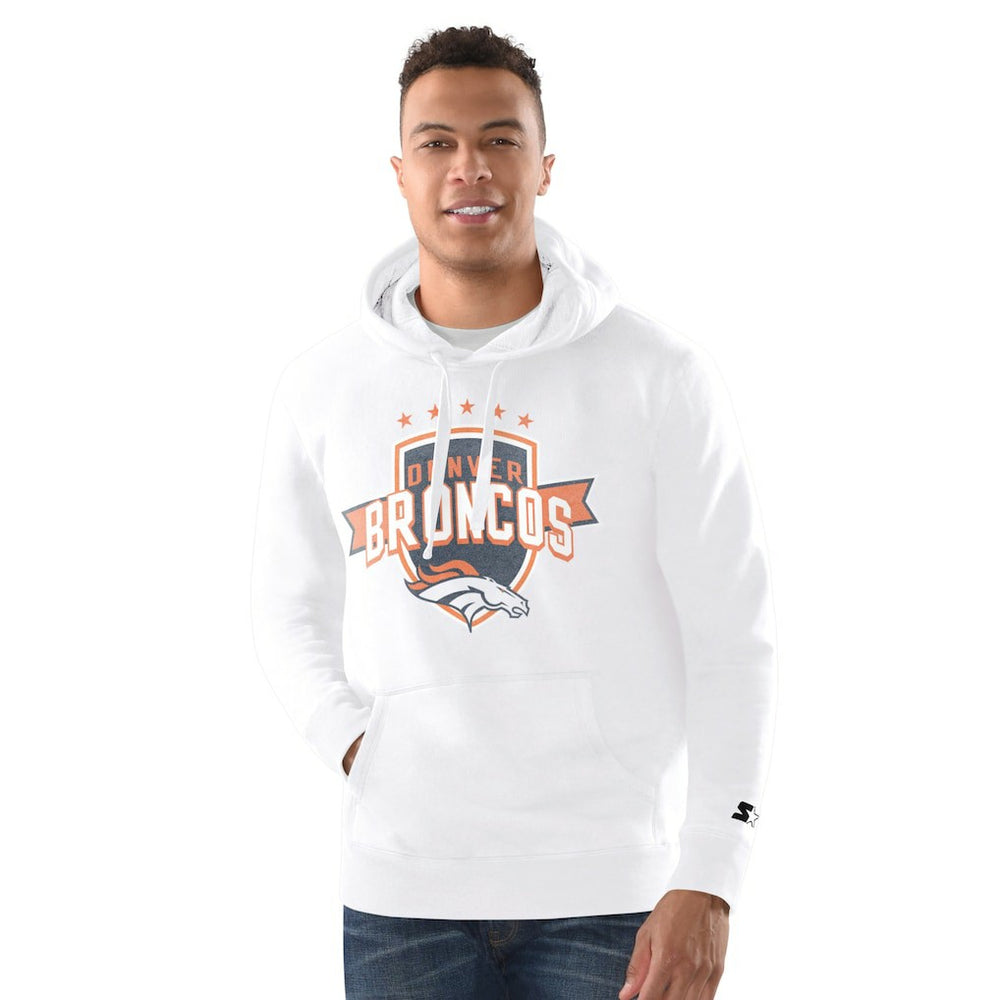 Starter Vintage Pullover Hoodie - Denver Broncos Hoodies