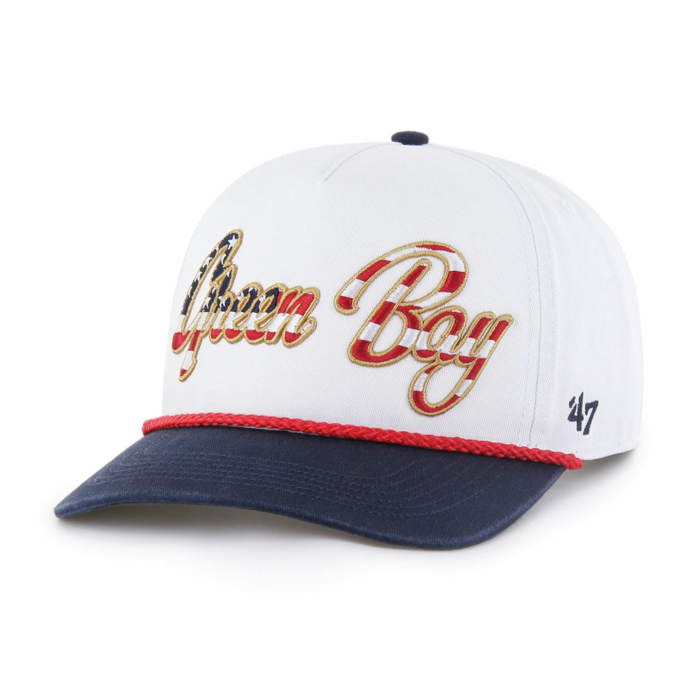 '47 Patriotic Overhand Hitch Adjustable Hat - Green Bay Packers Hats