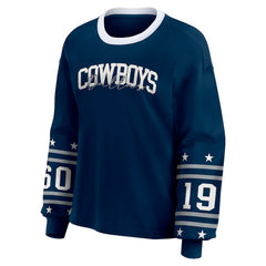 WEAR by Erin Andrews Women's Sport Long-Sleeve T-Shirt - Dallas Cowboys T-shirts